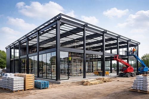 Under Construction Prefab Modular Steel Building